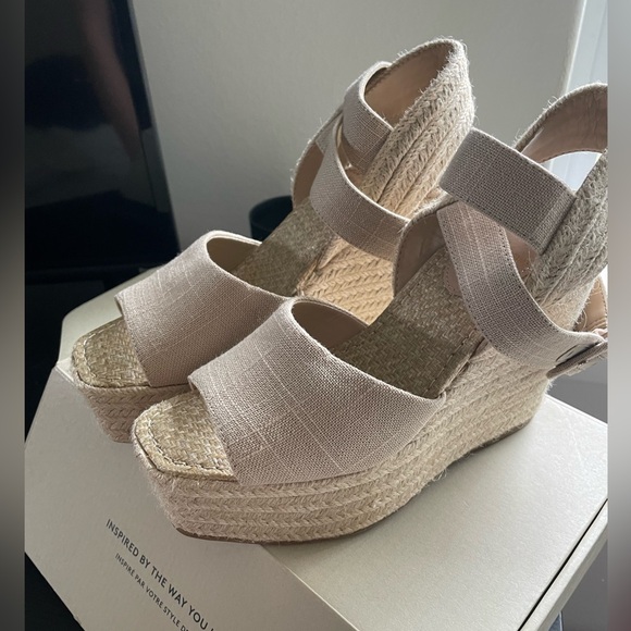 NWT Sam Edelman Vada Espadrille Platform Wedge Sandal Heels - Picture 10 of 11